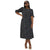 Front - Dorothy Perkins Womens/Ladies Spotted Plus Tie Sleeves Midi Dress