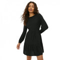 Front - Dorothy Perkins Womens/Ladies Spotted Tiered Petite Mini Dress