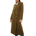 Front - Dorothy Perkins Womens/Ladies Longline Military Button Tall Coat