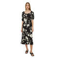Front - Dorothy Perkins Womens/Ladies Floral Front Tie Midi Dress