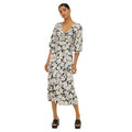 Front - Dorothy Perkins Womens/Ladies Floral Ruched Front Midi Dress