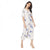 Front - Dorothy Perkins Womens/Ladies Floral Front Tie Midi Dress