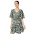 Front - Dorothy Perkins Womens/Ladies Abstract Tiered Frill Mini Dress