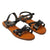 Front - Good For The Sole Womens/Ladies Melanie Crossover Strap Flat Sandals