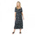 Front - Dorothy Perkins Womens/Ladies Floral Square Neck Petite Midi Dress