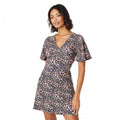 Front - Dorothy Perkins Womens/Ladies Ditsy Print Empire Seam Mini Dress