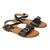 Front - Good For The Sole Womens/Ladies Mika Buckle Detail Flat Sandals