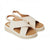 Front - Good For The Sole Womens/Ladies Maxine Crossover Low Wedge Sandals