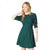 Front - Dorothy Perkins Womens/Ladies Polka Dot Shirred Cuff Mini Dress
