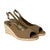Front - Good For The Sole Womens/Ladies Reese Wedge Espadrilles