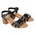 Front - Good For The Sole Womens/Ladies Elma Extra Wide Block Heel Sandals