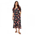 Front - Dorothy Perkins Womens/Ladies Floral Tiered Petite Midi Dress