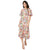 Front - Dorothy Perkins Womens/Ladies Floral Bow Angel Sleeve Midi Dress