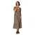 Front - Dorothy Perkins Womens/Ladies Animal Print Shirred Waist Midi Dress