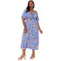 Front - Dorothy Perkins Womens/Ladies Floral Wrap Plus Midi Dress