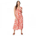 Front - Dorothy Perkins Womens/Ladies Tropical Frill Petite Midi Dress