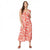 Front - Dorothy Perkins Womens/Ladies Tropical Frill Petite Midi Dress