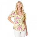 Front - Dorothy Perkins Womens/Ladies Floral Button Through Blouse