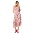 Front - Dorothy Perkins Womens/Ladies Floral Strappy Frill Midi Dress