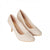 Front - Good For The Sole Womens/Ladies Elsa Almond Toe Wide Court Shoes