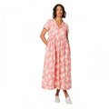 Front - Dorothy Perkins Womens/Ladies Floral Midi Shirt Dress