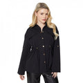 Front - Dorothy Perkins Womens/Ladies Drawstring Waist Shirt Jacket