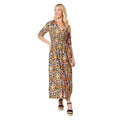 Front - Dorothy Perkins Womens/Ladies Ditsy Floral Ruched Midi Dress