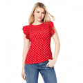 Front - Dorothy Perkins Womens/Ladies Empire Seam Frill Top