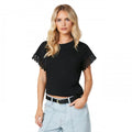 Front - Dorothy Perkins Womens/Ladies Lace Detail Petite T-Shirt