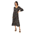 Front - Dorothy Perkins Womens/Ladies Floral V Neck Midi Dress