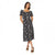 Front - Dorothy Perkins Womens/Ladies Textured Cut-Out Back Midi Dress