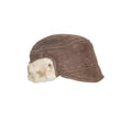 New Tan - Front - Eastern Counties Leather Mens Caxton Sheepskin Aviator Trapper Hat