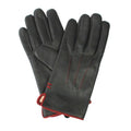 Brown-Burgundy - Front - Eastern Counties Leather Mens Charles Leather Gloves