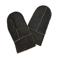 Front - Eastern Counties Leather Womens/Ladies Sheepskin Split Seam Mittens