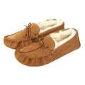 Front - Eastern Counties Leather Unisex Adult Seb Sheepskin Moccasins