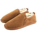 Front - Eastern Counties Leather Mens Avi Sheepskin Hard Sole Slippers