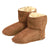 Front - Eastern Counties Leather Childrens/Kids Sheepskin Touch Fastening Slipper Boots