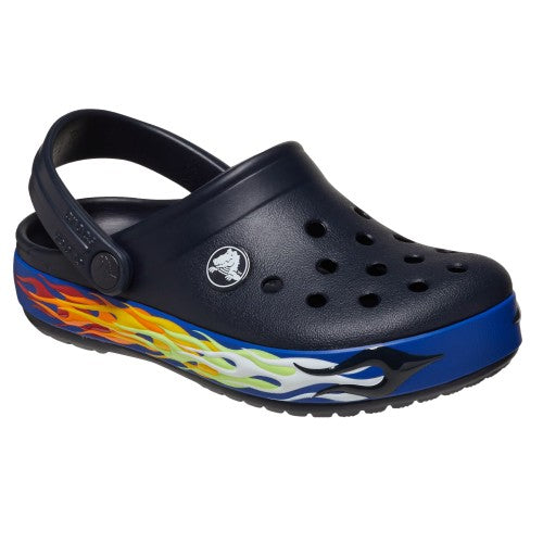 Crocs Childrens Kids Crosband Flames Clogs