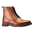 Front - Base London Mens Boone Leather Boots