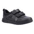 Front - Hush Puppies Boys Spencer Leather School Shoes