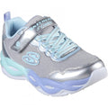 Front - Skechers Girls S-Lights Twisty Glow Trainers