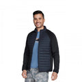 Front - Skechers Mens Go Shield 2.0 Hybrid Padded Jacket