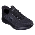 Front - Skechers Mens Summits Key Pace Slip-In Trainers