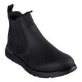 Front - Skechers Mens Augustino Paulo Leather Chelsea Boots