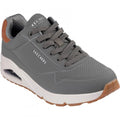 Front - Skechers Mens Uno Suited On Air Suede Trainers