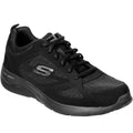 Front - Skechers Mens Dynamight 2.0 Action Leather Memory Foam Lace Up Trainers