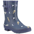 Front - Cotswold Womens/Ladies Woodland Owl Mid Cut Wellington Boots