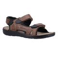 Front - Hush Puppies Mens Alistair Leather Sandals