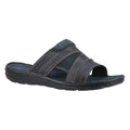 Front - Hush Puppies Mens Archer Leather Mule Sandals