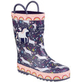 Front - Cotswold Childrens/Kids Sprinkle Wellington Boots